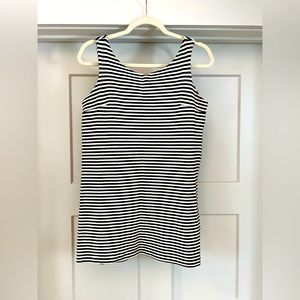 The Limited, size Small, black and white minidress.